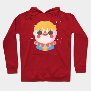 Funny and Happy Clown Cartoon Character for Halloween Hoodie